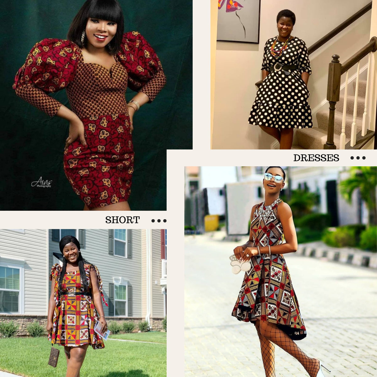 Short African Ankara Dresses | African Ankara Clothing | Splendor Of Africa Short African Ankara Dresses | African Ankara Clothing | Splendor Of Africa