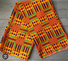 Load image into Gallery viewer, Embellished African Kente Mermaid Gown. Customised Wedding Guest Dresses. RESERVED for Mariam Seck.