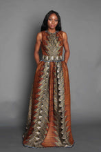 Load image into Gallery viewer, African Dashiki Maxi Gown for Women | Ankara Long Dresses