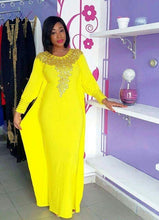 Load image into Gallery viewer, African Dashiki Kaftan Gown for Women | Ankara Long Dresses