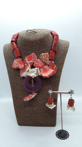 Necklace with Earring| African Jewelry set for Women|JS8