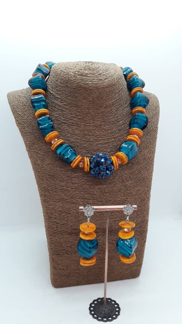 Necklace with Earring| African Jewelry set for Women|JS10