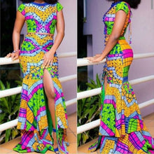Load image into Gallery viewer, African Women's Clothing| Ankara Women Clothing| Prom Gown| Wedding Guest Clothing| African Party Dress| Dashiki Wear| Black Stars Handmade