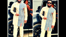Load image into Gallery viewer, African Suit for Men| Dashiki Mens Clothing| Black Stars Clothing| Wedding Guest Suit| Prom African Wear| Valentine's Day Gift For Him