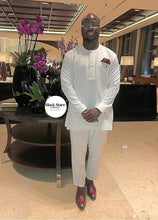 Load image into Gallery viewer, African Clothing| Men&#39;s African Clothing| Prom African Wear | African Groom Suit| Wedding Guest Attire| Dashiki| Ankara| Graduation Outfit