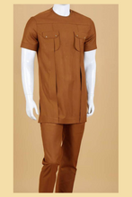 Load image into Gallery viewer, Men's African Clothing - Splendor Of Africa | Dashiki African Clothing | African Shirt and Pants | Senators Clothing | Caftan