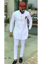 Load image into Gallery viewer, White Men Africa Clothing | Senator Clothing | Wedding Suit