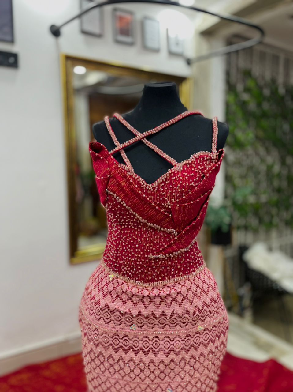 beaded kente dress Unveiling this stunning KENTE dress as the second look of our 2025 bridal collection, Detailed with fiery metalic florals,exquisite beading details and beautiful rich Ghanaian colors,this look is
