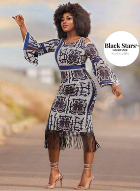 Reserved for Arie. Elegant African Dress for Women