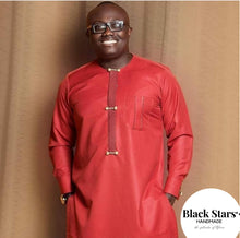 Load image into Gallery viewer, African Clothing| Men&#39;s African Clothing| Prom African Wear | African Groom Suit| Wedding Guest Attire| Dashiki| Ankara| Formal Men&#39;s Outfit
