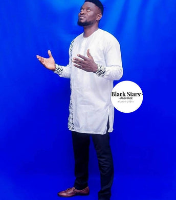 African Clothing| Men's African Clothing| Prom African Wear | African Groom Suit| Wedding Guest Attire| Dashiki| Ankara| Black and White
