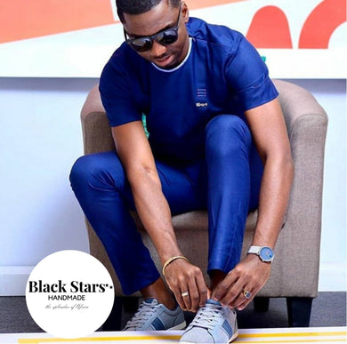 African Clothing| Men's African Clothing| Prom African Wear | African Groom Suit| Wedding Guest Attire| Dashiki| Ankara| Royal Blue Clothing