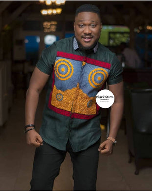 Mens African Clothing| African Shirt| Party Wear | African Groomsmen| Wedding Guest Attire| Dashiki| Ankara| Formal Men's Shirt