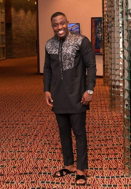 Black Men's African Dashiki Clothing for Prom, Weddings and Parties | Afro Dress Shirts and Pants | Senator's