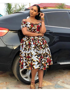 Womens African Clothing| Wedding Guest Attire| Prom| Ankara Short Dres Splendor Of Africa Womens African Clothing| Wedding Guest Attire| Prom| Ankara Short Dres Splendor Of Africa
