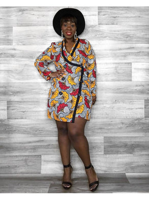 Womens African Clothing| Wedding Guest Attire| Prom| Ankara Dress| Bridesmaid Outfit| Africa Wedding| Dashiki| Kitenge| Kente| Blooms