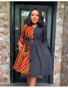 African Womens Clothing. Half-Half Ankara Dress. African Print Outfit. Bell Sleeve Dress. African Party Attire. African Wedding Guest Dress. 4 African Womens Clothing. Half-Half Ankara Dress. African Print Outfit. Bell Sleeve Dress. African Party Attire. African Wedding Guest Dress. 4