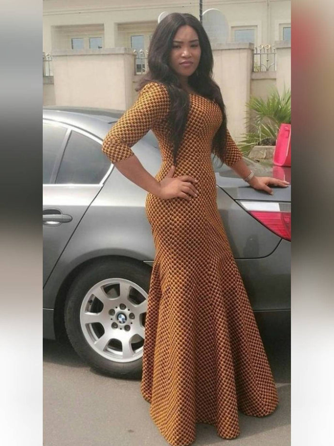 Ankara Mermaid Dress