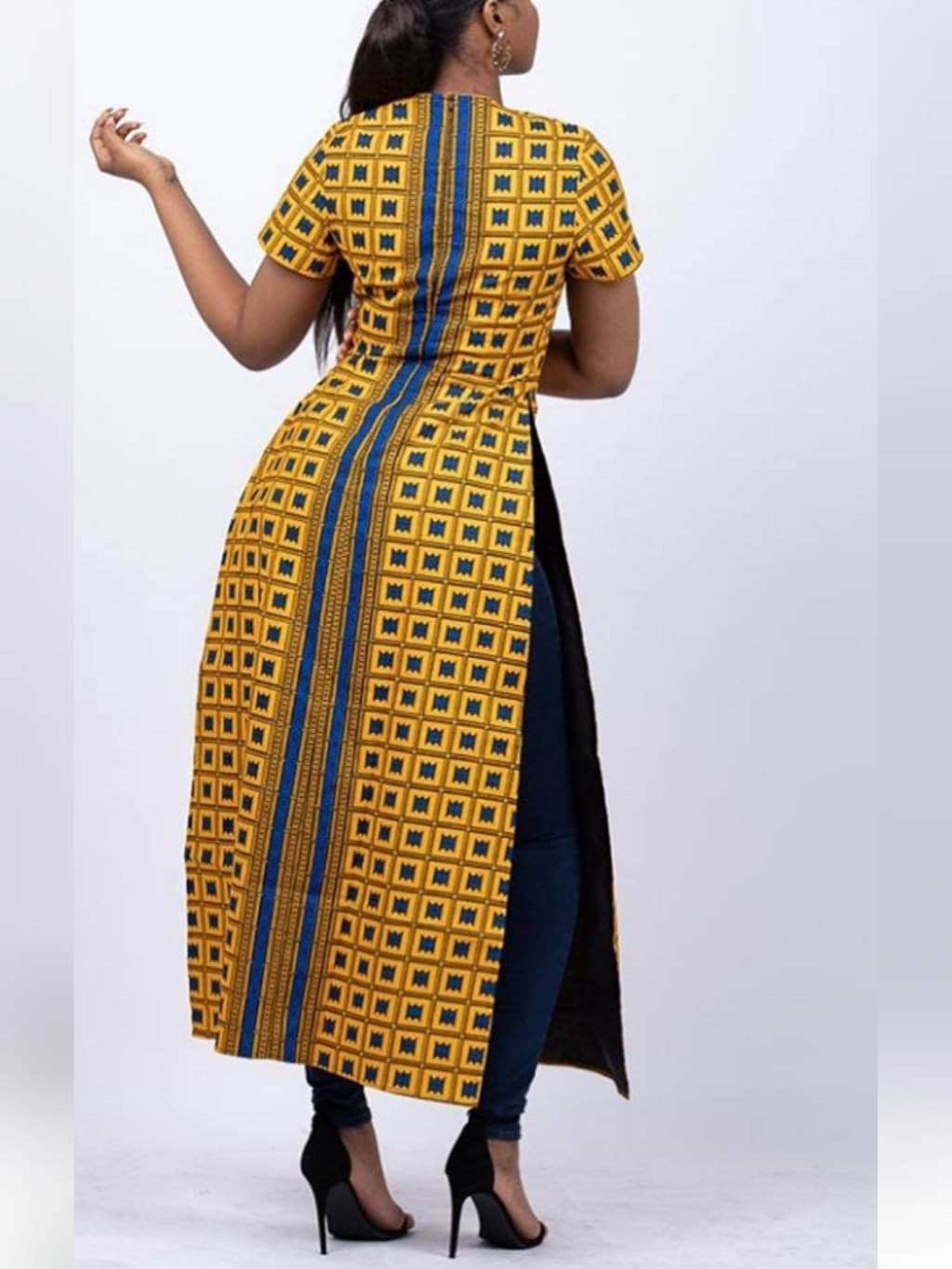 African Print Long Tops for Women 8