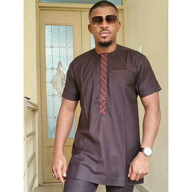 African Clothing for Men| Dashiki Dress Suit| Ankara Mens  Clothing| Wedding Guest Attire|  African Groom Outfit| Groomsmen Shirt| Embroid