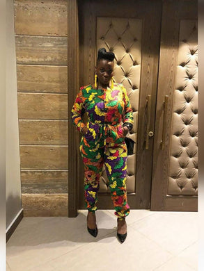 Wedding Guest Ankara Jumpsuit