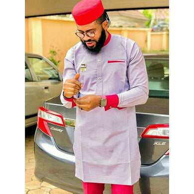 African Clothing for Men| Dashiki Dress Suit| Ankara Mens  Clothing| Wedding Guest Attire|  African Groom Outfit| Groomsmen Shirt| Formal