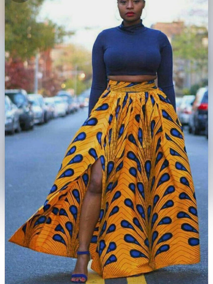 African Long Skirt Suits For Church Elegant African Dresses For