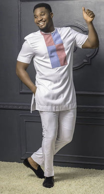 White African Clothing for Men| Dashiki Dress Suit| Ankara Mens  Clothing| Wedding Guest Attire|  African Groom Outfit| Groomsmen Shirt