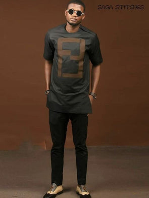 African Clothing for Men| Dashiki Dress Suit| Ankara Mens Clothing| Black Wedding Guest Attire|  African Groom Outfit| Groomsmen Shirt