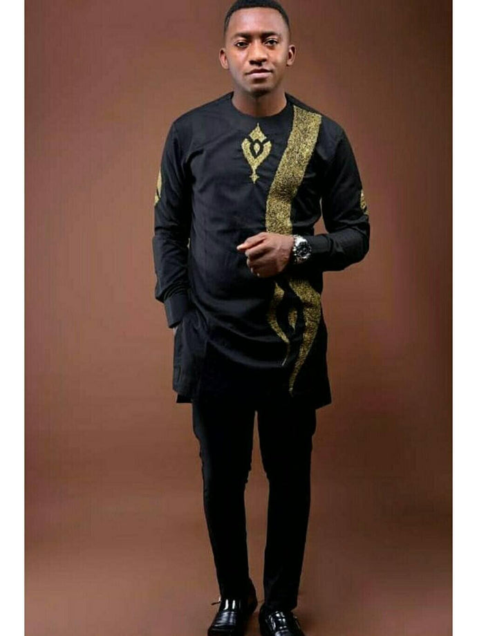 Men's African Wedding Suit| Nigeria Wedding Guest Dashiki Outfit| Ghana Groomsmen Clothing| Prom| Senators Formal Dress| Casual Ankara