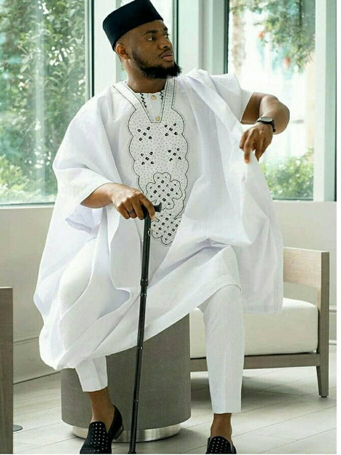 Agbada Men's African Wedding Suit| Nigeria Wedding Guest Dashiki Outfit| Ghana Groomsmen Clothing| Prom| Senators Formal Dress| Ankara 3X Agbada Men's African Wedding Suit| Nigeria Wedding Guest Dashiki Outfit| Ghana Groomsmen Clothing| Prom| Senators Formal Dress| Ankara 3X