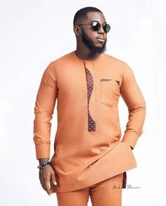 African Clothing/ Traditional Kaftan/ African Wedding Outfit/ Africa Groom Suit/ Senator Wear/ Dashiki/ Wholesale/ Blackstarshandmade 017
