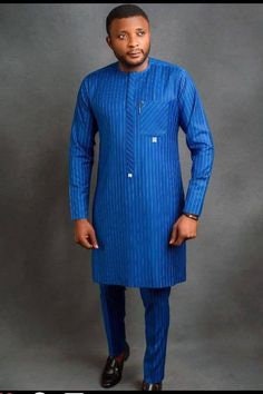 African Clothing/ Traditional Kaftan/ African Wedding Outfit/ Africa Groom Suit/ Senator Wear/ Dashiki/ Wholesale/ Blackstarshandmade 01