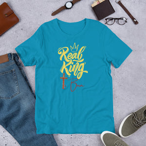 Real King Is Born Christmas Unisex t-shirt