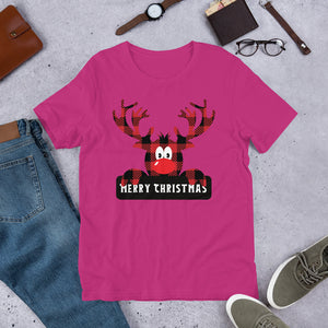 Merry Christmas Deer Unisex t-shirt