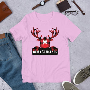 Merry Christmas Deer Unisex t-shirt