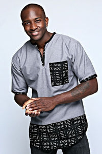 Dashiki Shirt for Men | Tribal Print Wear | Wedding Guest Suit
