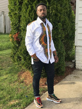 Load image into Gallery viewer, Dashiki Caftan for Men | Ankara Print Wear | African Wedding Guest Suit