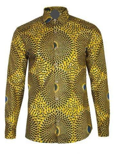 Dashiki Shirt for Men Ankara Print Wear | African Wedding Guest Suit