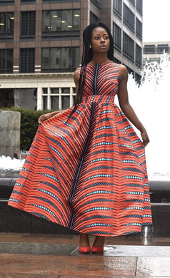 𝐓𝐀𝐍𝐆𝐄𝐑𝐈𝐍𝐄} 𝐋𝐨𝐧𝐠 𝐬𝐥𝐞𝐞𝐯𝐞 𝐌𝐚𝐱𝐢 𝐃𝐫𝐞𝐬𝐬 by  mahtysdesign - Long dresses - Afrikrea