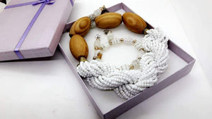 Necklace with Earring and Bracelet| African Jewelry set for Women|JS2