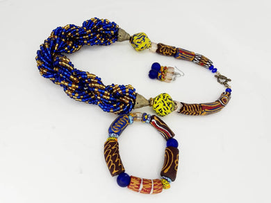 Necklace with Earring| African Jewelry set for Women|JS14
