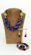 Load image into Gallery viewer, Necklace with Earring| African Jewelry set for Women|JS14