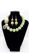 Load image into Gallery viewer, Necklace with Earring| African Jewelry set for Women|JS4