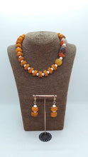 Load image into Gallery viewer, Necklace with Earring| African Jewelry set for Women|JS6