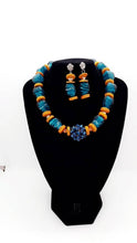 Load image into Gallery viewer, Necklace with Earring| African Jewelry set for Women|JS10