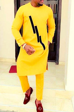 Load image into Gallery viewer, Yellow African Kaftan Clothing for Men | African Wear