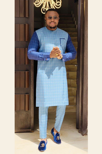 Blue African Dashiki Clothing for Men | Senators Clothing
