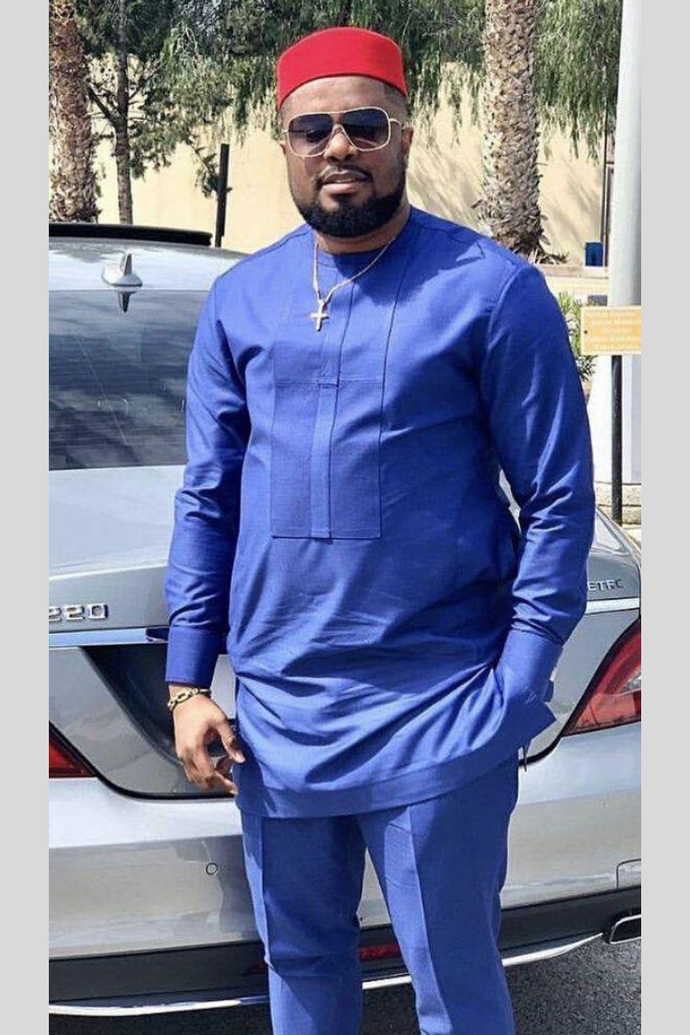 Blue African Dashiki Clothing for Men | Senator Clothing