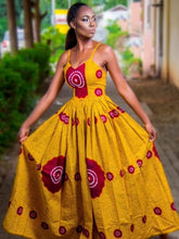 Load image into Gallery viewer, Heel Length Ankara Maxi Gown | Dashiki Long Dresses